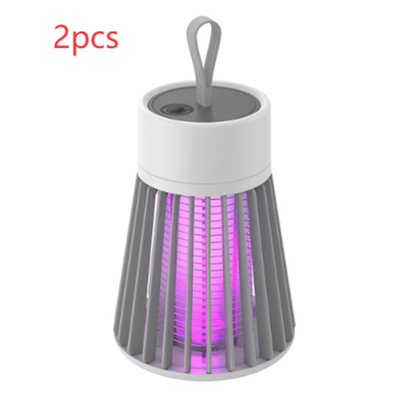 Electric-Shock Physical Mosquito Killer Light Purple Light Mosquito Trap Mosquito Killer Portable Outdoorbedroom USB Rechargeable Mosquito Trap