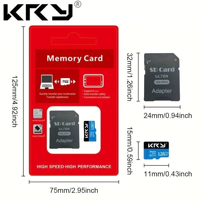 Micro Memory SD Card 128GB 32GB 64GB SD Card SD/TF Flash Card 32 64 128GB Class 10 Memory Card for Phone