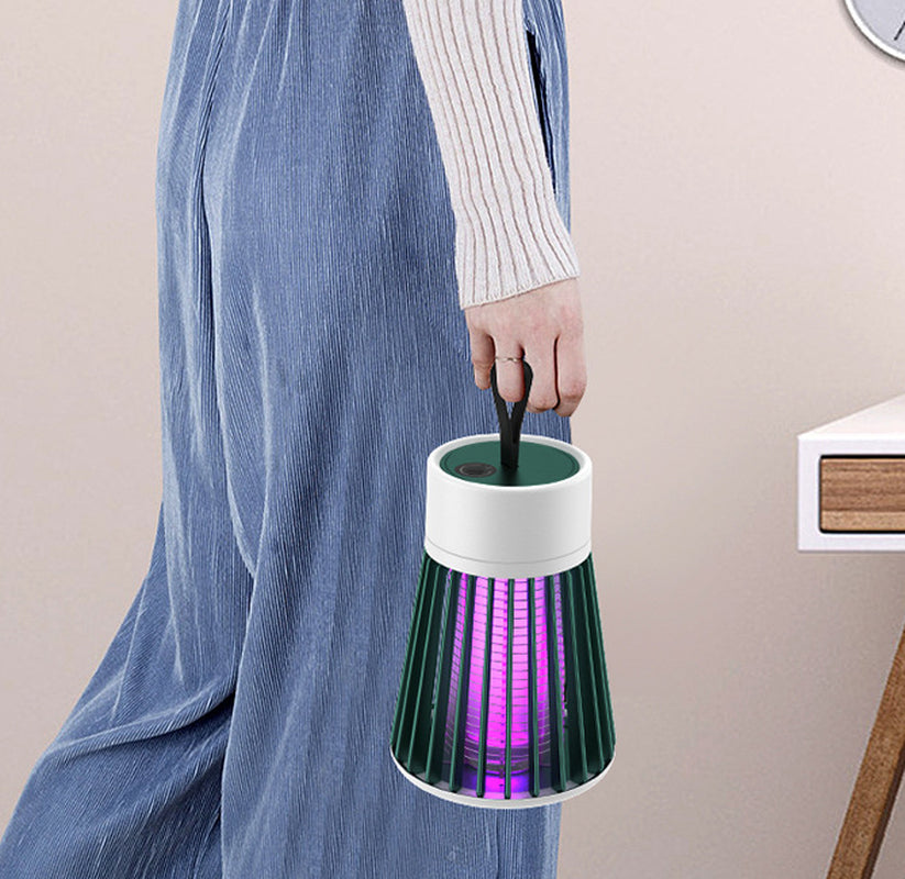Electric-Shock Physical Mosquito Killer Light Purple Light Mosquito Trap Mosquito Killer Portable Outdoorbedroom USB Rechargeable Mosquito Trap