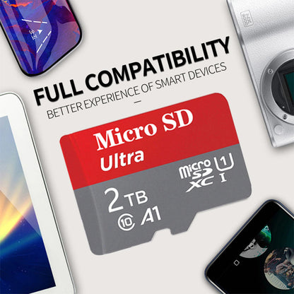 Micro SD Card 2TB with SD Card Adapter