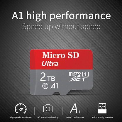 Micro SD Card 2TB with SD Card Adapter